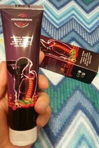 Erfahrung in der Verwendung von Hondrocream-Creme